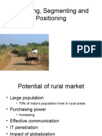 Targeting, Segmenting and Positioning in Rural Marketing