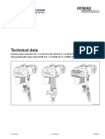 DC Pro Chain Hoist Tech Data