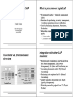 SAP MM - Procurement Scenario