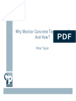 Why Monitor Concrete Temperature? and How?: Peter Taylor