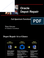 Oracle Depot Repair Apps