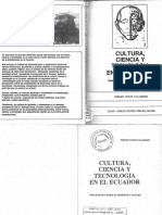 Velez (1988) - Cultura, Ciencia y Tecnología en El Ecuador. Reflexiones Sobre El Presente y Futuro