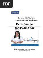 Notariado Prontuario PDF