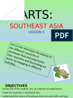 Arts Southeast Asia Lesson1 g8 q1