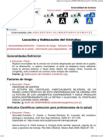 Luxación, Subluxación y Ectopía Del Cristalino