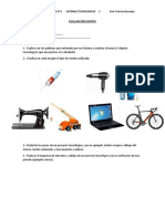 Evaluación Escrita 1 Año Sistemas