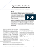 Mitigation of Post-Blast Fume in Soft Ground