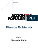 Plan de Gobierno Acción Popular