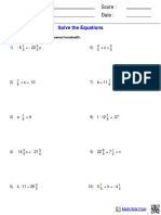 Algebra1 Equations One Fractions