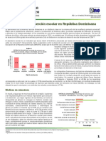 Deserción Escolar en República Dominicana