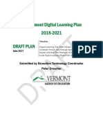 VT Education Technology Digital Learning Plan Draft