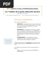 Libros para Emprendedores Los 7 Hábitos de La Gente Altamente Efectiva