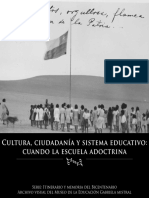 Cultura, Ciudadania y Sistema Educativo Cuando La Escuela Adoctrina