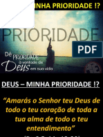 Deus - Minha Prioridade