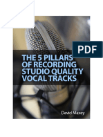 The 5 Pillars of Recording Studio Quality Vocal Tracks PDF