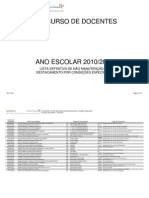 Listas Não Manutenção de DCE - Actualizacao