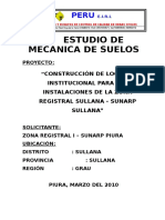 Informe Tecnico Suelos Sunarp Sullana