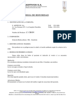 MSDS - Cron PDF