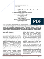 Power Quality Improvement in Modified Solid State Transformer System Using Statcom