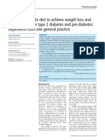 Low Carb Diet For Weight Loss and Diabetes - Unwin 2014 PDF