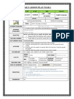 Daily Lesson Plan Year 1: Choose An Item. Choose An Item