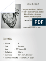 Case Report: Congestive Heart Failure FC III + Nonvalvular Atrial Fibrillation-Normo Ventricular Respon