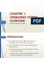 Os Ch1 Operating System Overview PDF