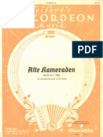 C. Teike - Alte Kameraden - Vieux Camerades - Mach - 1933 - Sheet Music