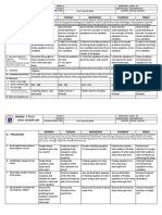 Grades 1 To 12 Daily Lesson Log: I. Objectives Monday Tuesday Wednesday Thursday Friday