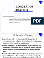 Strategic Concepts