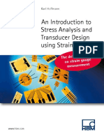 HBM - Karl Hoffmann - EN - An Introduction To Stress Analysis and Transducer Design Using Strain Gauges PDF