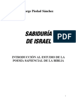 SABIDURIA DE ISRAEL - Jorge Piedad Sanchez PDF