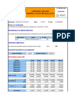 Certificado de Verificacion de Balanzas F09-28