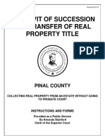 Affidavit of Succession For Transfer of Real Property Pack