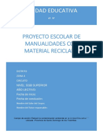 Reciclaye y Manualidades