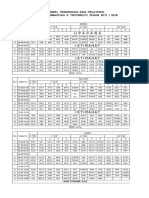 Jadwal KBM 2017-2018 5 Hari Kerja