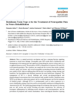 Toxins: Botulinum Toxin Type A For The Treatment of Neuropathic Pain in Neuro-Rehabilitation