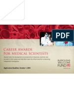 2010 Career Award For Medical Scientists