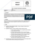 (Agency) Policy Template (p8240) Incident Response Planning - 1