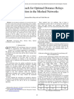 A New Approach For Optimal Distance Relays Coordination in The Meshed Networks