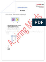 MS-EXCEL Test