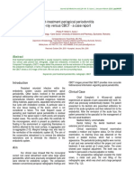 Post-Treatment Periapical Periodontitis X-Ray Versus CBCT - A Case Report