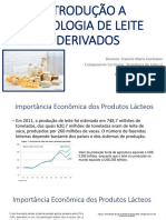 Introdução A Tecnologia de Leite e Derivados