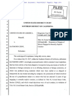 Raymond Liddy Criminal Complaint