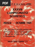 XXXVII Campeonato Sovietico Moscu 1969-Final