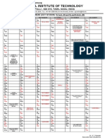 Academic Calendar (July Session) B.tech. (III and V) and B.arch. (III)