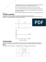 Clasificacion de Funciones Matematicas