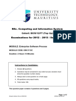 Bsc. Computing and Information System: Cohort: Bcis/12/Ft (Top Up)