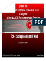 RISK.03 Integrated Cost and Schedule Risk Analysis