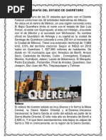 Monografía Del Estado de Querétaro